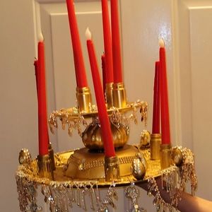 Egyptian Bellydance Candel Tray- 2 Tier Shamadan, Candelabra